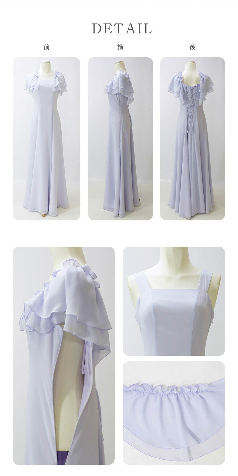 シフォンジョーゼット 2wayドレス op3613