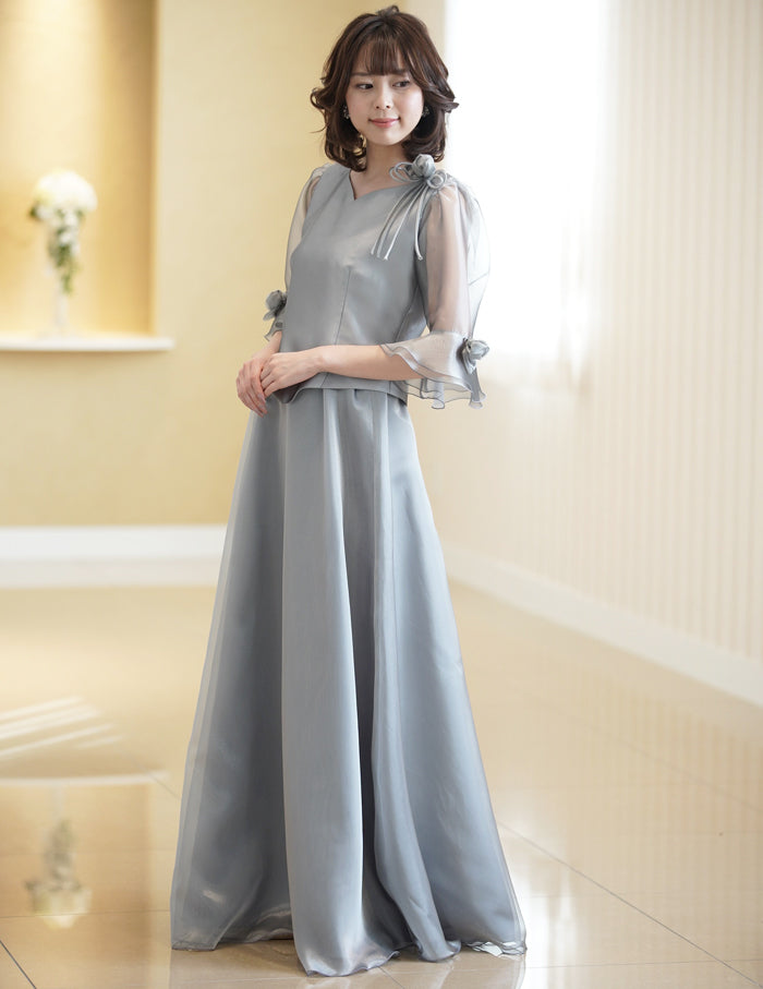 オーガンジー カラー スカート sk3052c